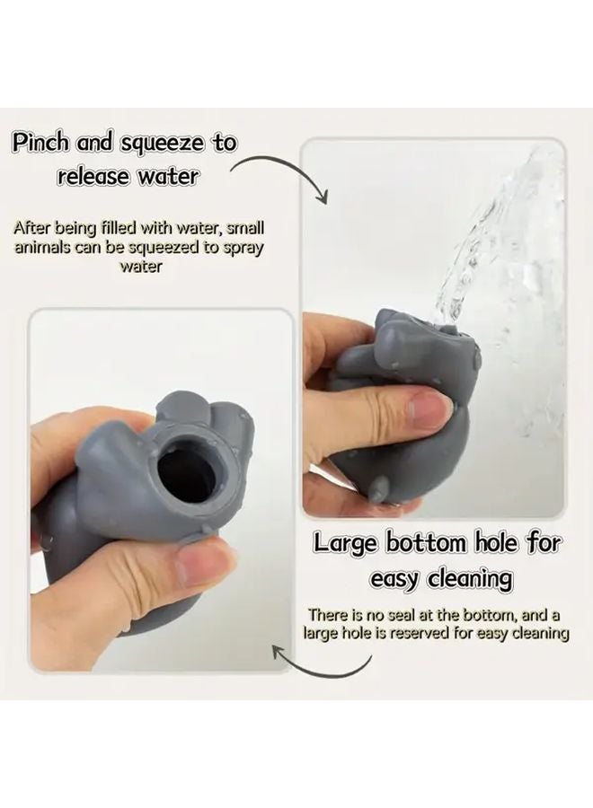 6pcs Floating Boat Toy Stackable Bathing Animal Finger Cover Water Play - Image 4